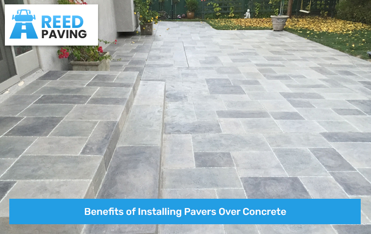 Completed paving installation showcasing a smooth and durable surface.